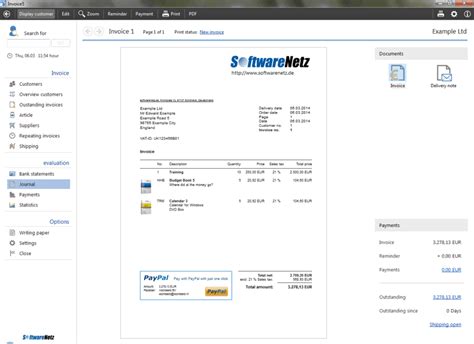 Softwarenetz Invoice 11.14 (2025)